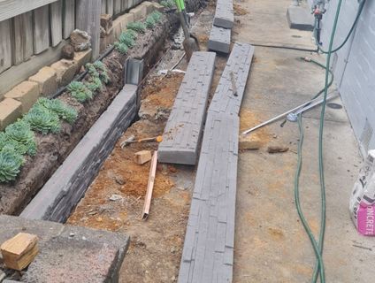 Garden Retaining Wall